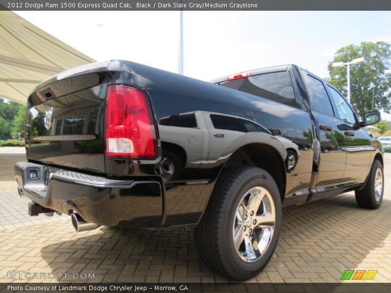 Black / Dark Slate Gray/Medium Graystone 2012 Dodge Ram 1500 Express Quad Cab