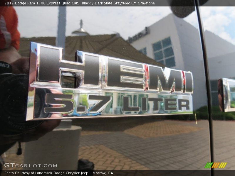 Black / Dark Slate Gray/Medium Graystone 2012 Dodge Ram 1500 Express Quad Cab