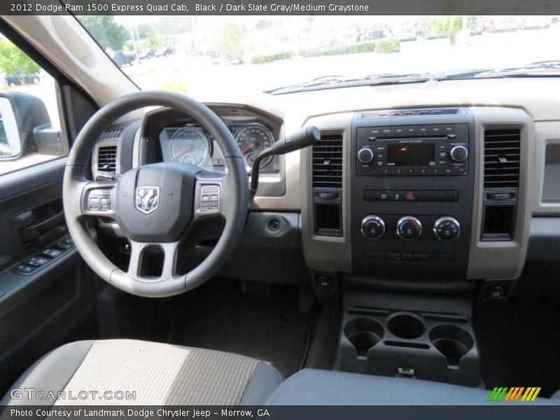Black / Dark Slate Gray/Medium Graystone 2012 Dodge Ram 1500 Express Quad Cab