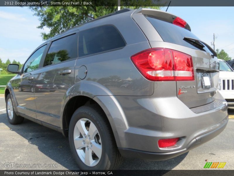 Storm Grey Pearl / Black 2012 Dodge Journey SXT