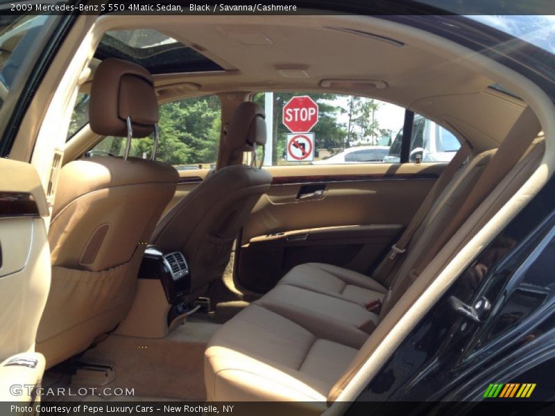 Black / Savanna/Cashmere 2009 Mercedes-Benz S 550 4Matic Sedan