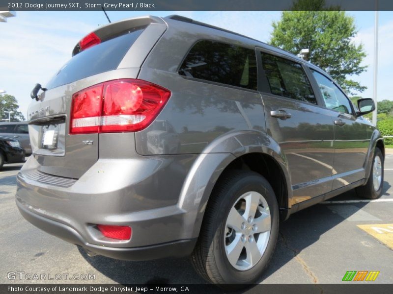 Storm Grey Pearl / Black 2012 Dodge Journey SXT