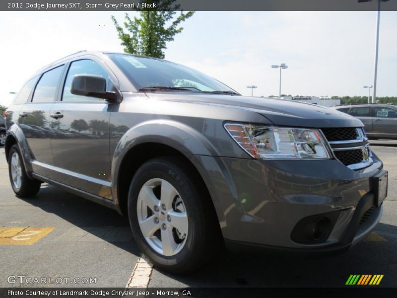 Storm Grey Pearl / Black 2012 Dodge Journey SXT