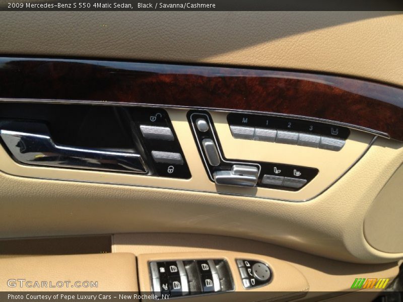 Black / Savanna/Cashmere 2009 Mercedes-Benz S 550 4Matic Sedan