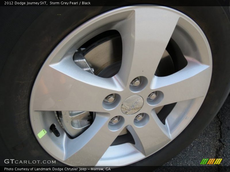 Storm Grey Pearl / Black 2012 Dodge Journey SXT