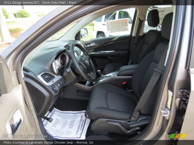 Storm Grey Pearl / Black 2012 Dodge Journey SXT