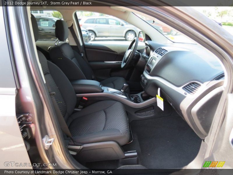 Storm Grey Pearl / Black 2012 Dodge Journey SXT