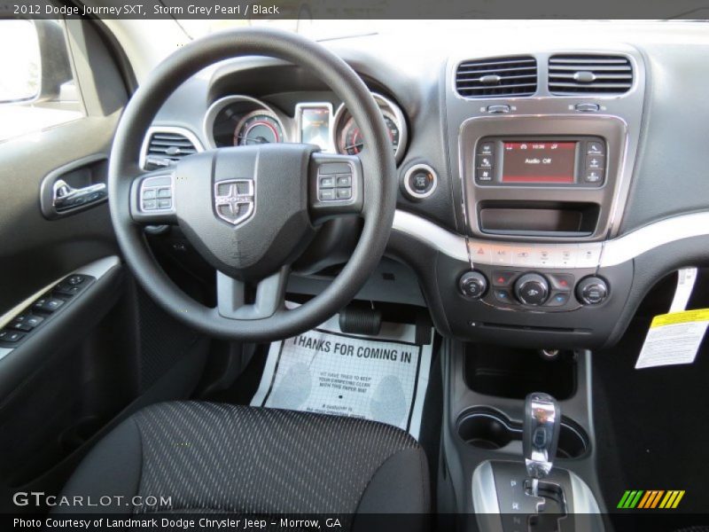 Storm Grey Pearl / Black 2012 Dodge Journey SXT