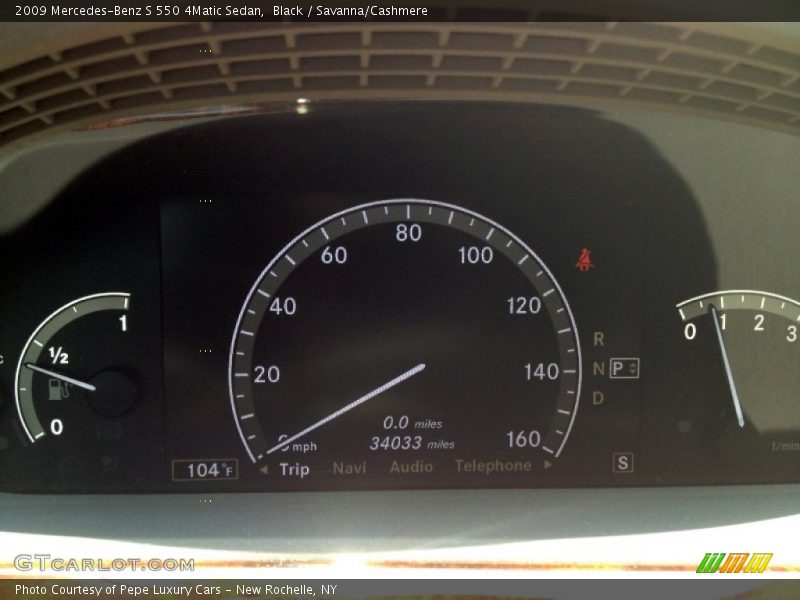 Black / Savanna/Cashmere 2009 Mercedes-Benz S 550 4Matic Sedan