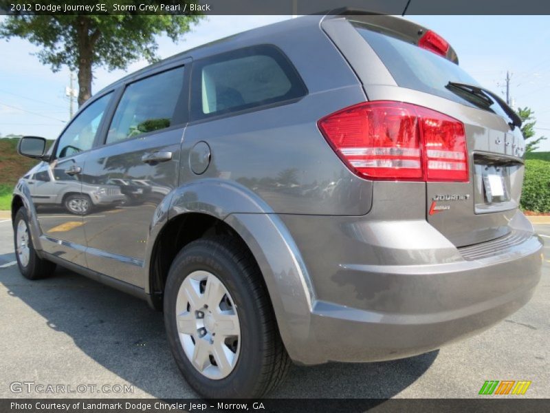 Storm Grey Pearl / Black 2012 Dodge Journey SE