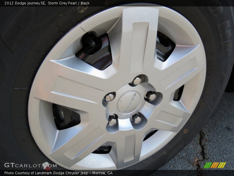 Storm Grey Pearl / Black 2012 Dodge Journey SE