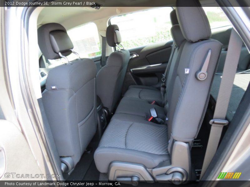 Storm Grey Pearl / Black 2012 Dodge Journey SE
