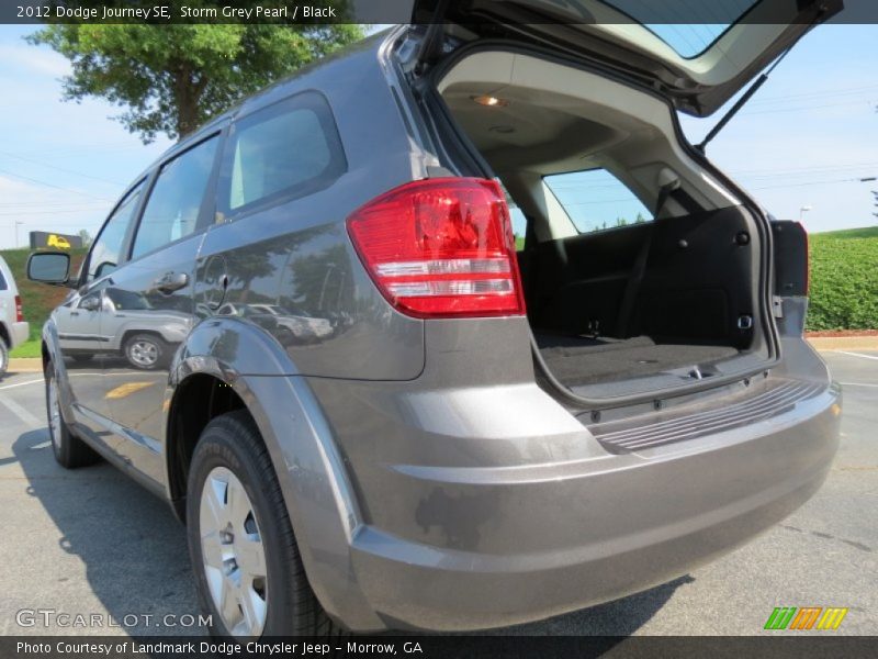 Storm Grey Pearl / Black 2012 Dodge Journey SE