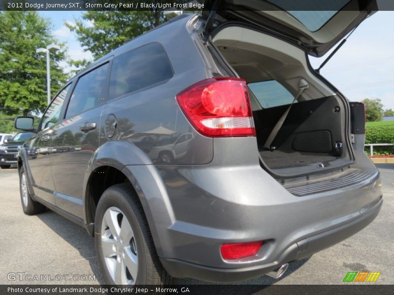 Storm Grey Pearl / Black/Light Frost Beige 2012 Dodge Journey SXT