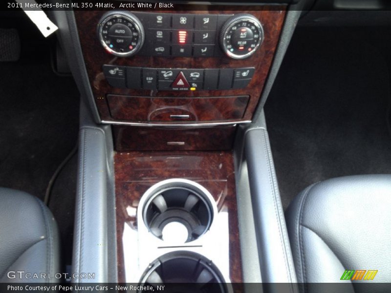 Arctic White / Black 2011 Mercedes-Benz ML 350 4Matic