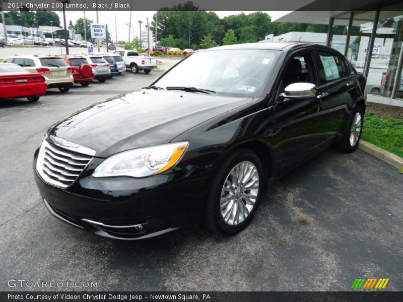Black / Black 2011 Chrysler 200 Limited