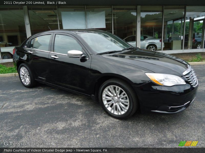 Black / Black 2011 Chrysler 200 Limited