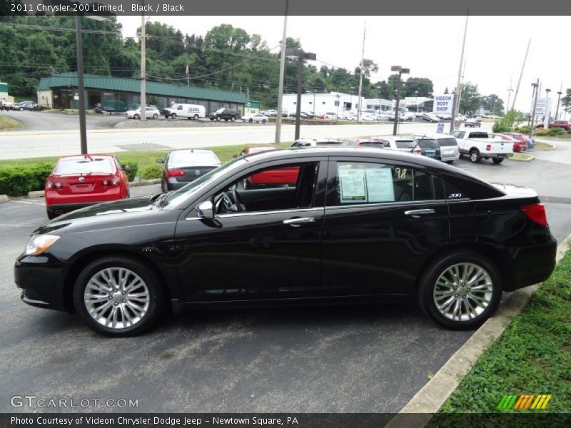 Black / Black 2011 Chrysler 200 Limited
