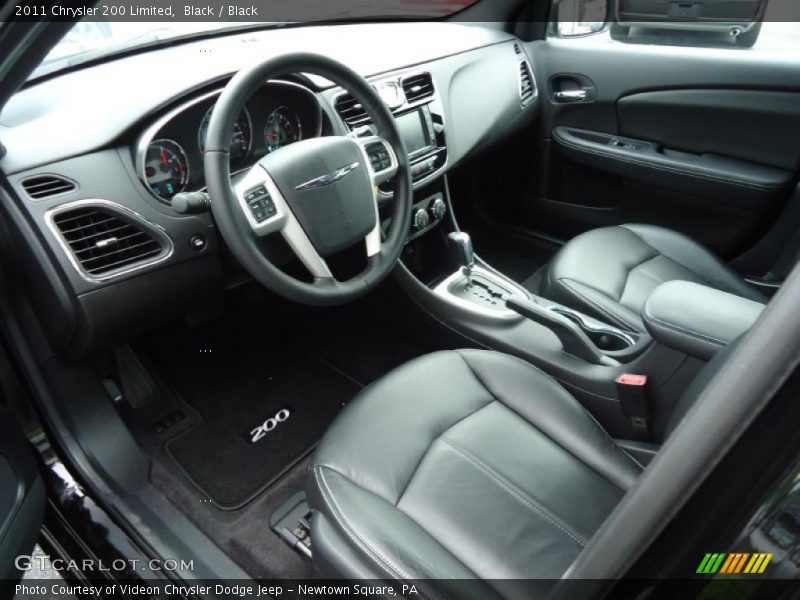Black / Black 2011 Chrysler 200 Limited