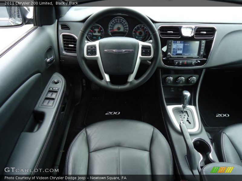 Black / Black 2011 Chrysler 200 Limited