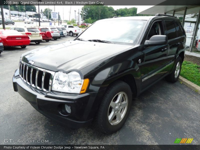 Black / Medium Slate Gray 2005 Jeep Grand Cherokee Limited 4x4