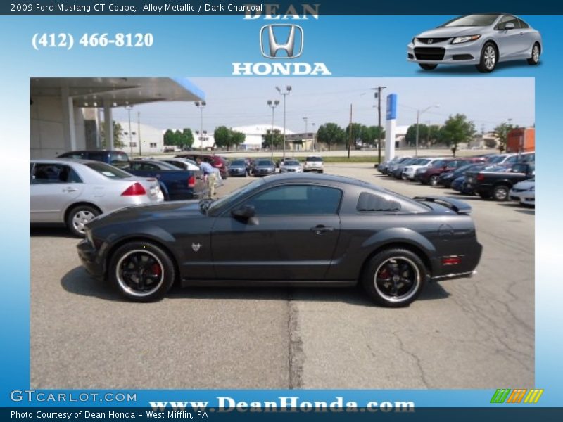 Alloy Metallic / Dark Charcoal 2009 Ford Mustang GT Coupe
