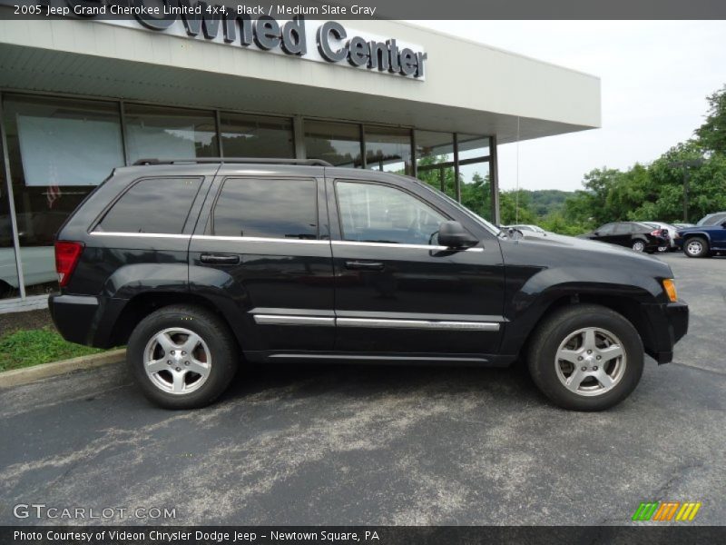 Black / Medium Slate Gray 2005 Jeep Grand Cherokee Limited 4x4