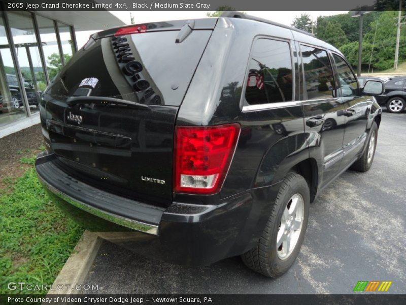 Black / Medium Slate Gray 2005 Jeep Grand Cherokee Limited 4x4