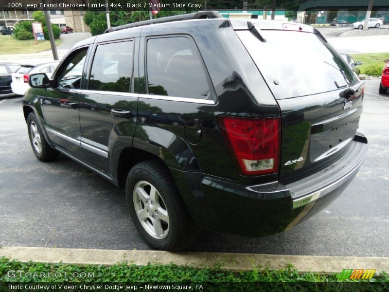 Black / Medium Slate Gray 2005 Jeep Grand Cherokee Limited 4x4