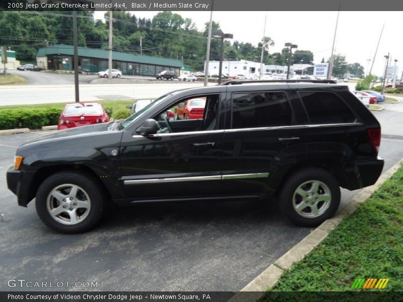 Black / Medium Slate Gray 2005 Jeep Grand Cherokee Limited 4x4