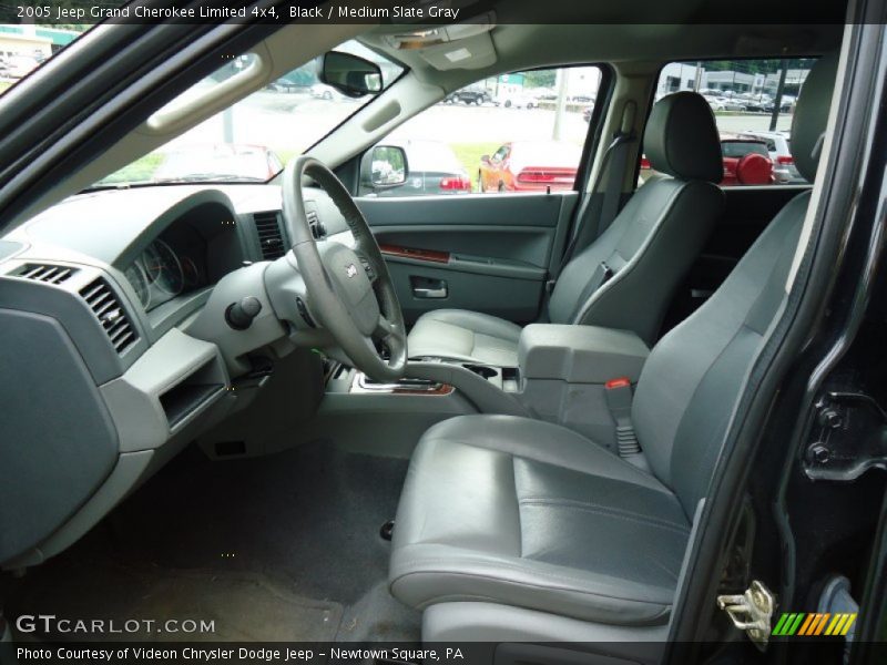 Black / Medium Slate Gray 2005 Jeep Grand Cherokee Limited 4x4