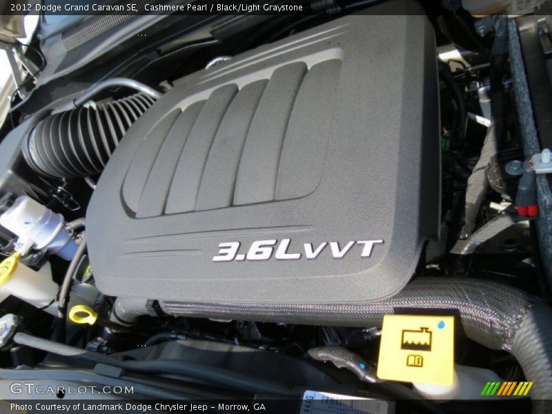 Cashmere Pearl / Black/Light Graystone 2012 Dodge Grand Caravan SE