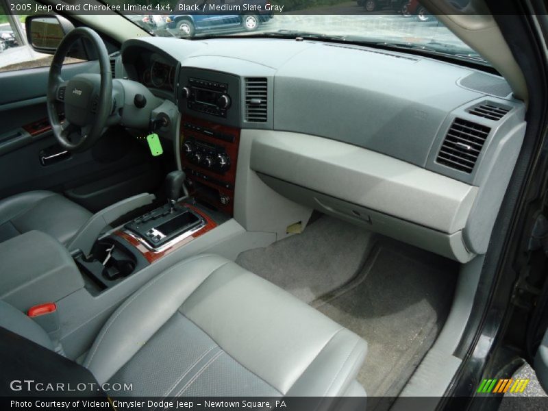 Black / Medium Slate Gray 2005 Jeep Grand Cherokee Limited 4x4