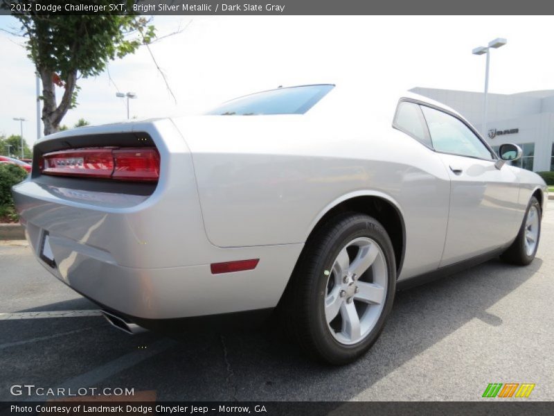 Bright Silver Metallic / Dark Slate Gray 2012 Dodge Challenger SXT