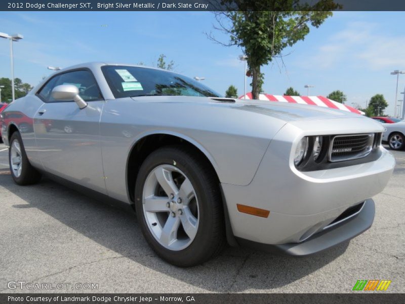Bright Silver Metallic / Dark Slate Gray 2012 Dodge Challenger SXT