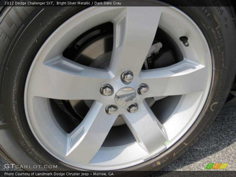 Bright Silver Metallic / Dark Slate Gray 2012 Dodge Challenger SXT