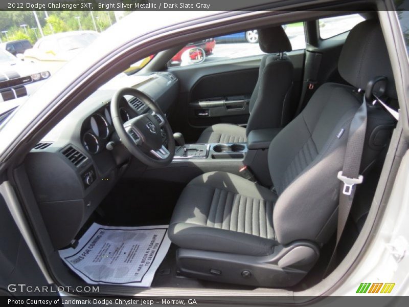 Bright Silver Metallic / Dark Slate Gray 2012 Dodge Challenger SXT