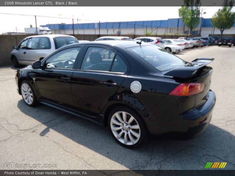 Black / Black 2008 Mitsubishi Lancer GTS