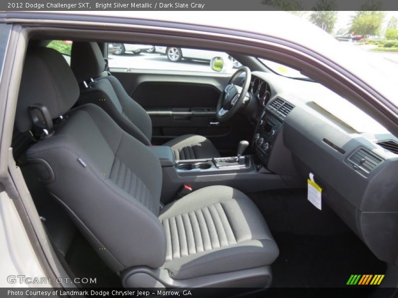 Bright Silver Metallic / Dark Slate Gray 2012 Dodge Challenger SXT