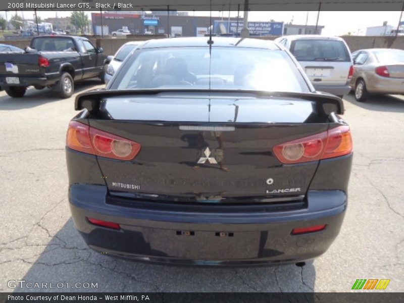 Black / Black 2008 Mitsubishi Lancer GTS