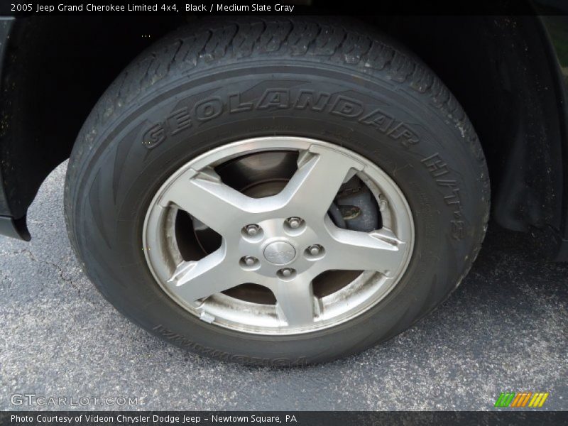 Black / Medium Slate Gray 2005 Jeep Grand Cherokee Limited 4x4