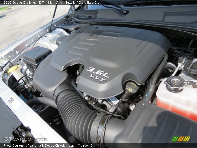 Bright Silver Metallic / Dark Slate Gray 2012 Dodge Challenger SXT