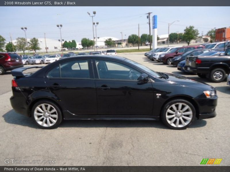 Black / Black 2008 Mitsubishi Lancer GTS