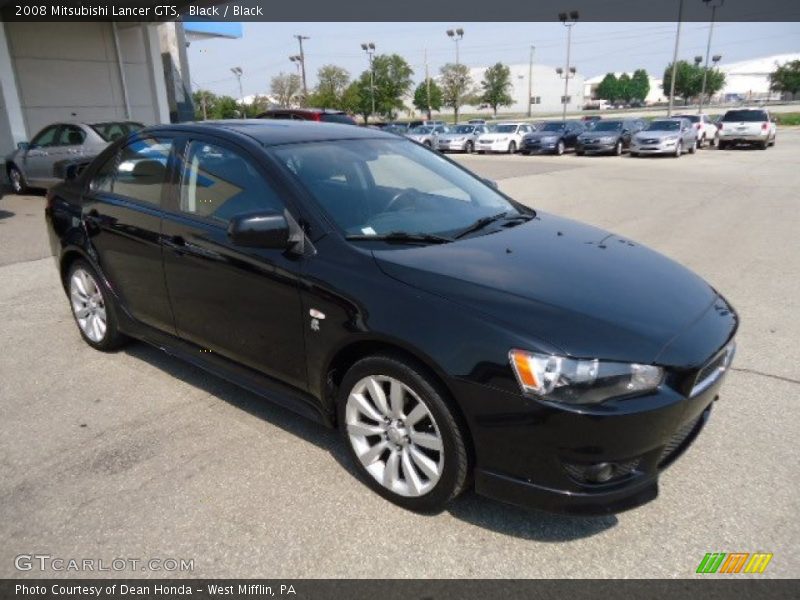 Black / Black 2008 Mitsubishi Lancer GTS