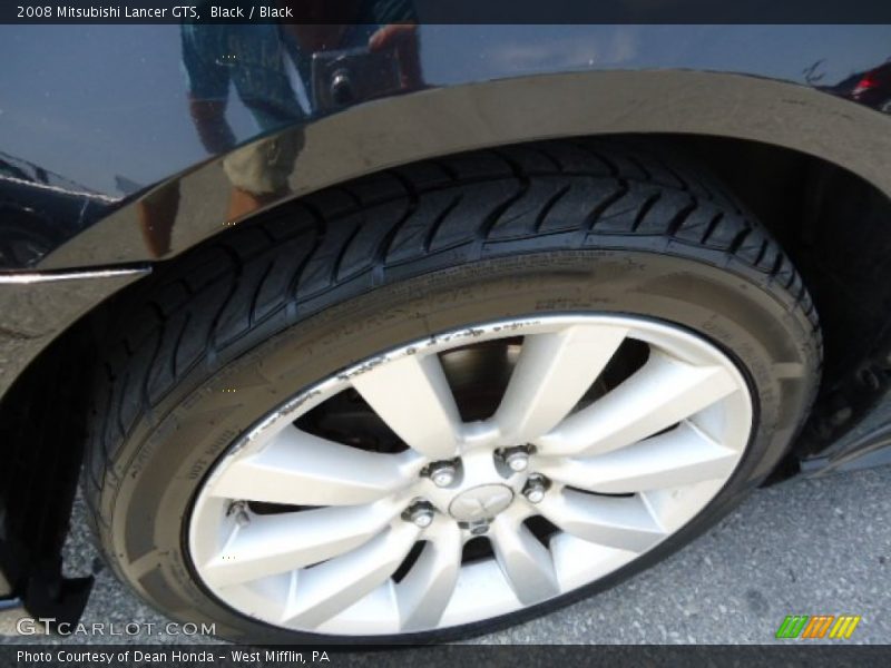 Black / Black 2008 Mitsubishi Lancer GTS