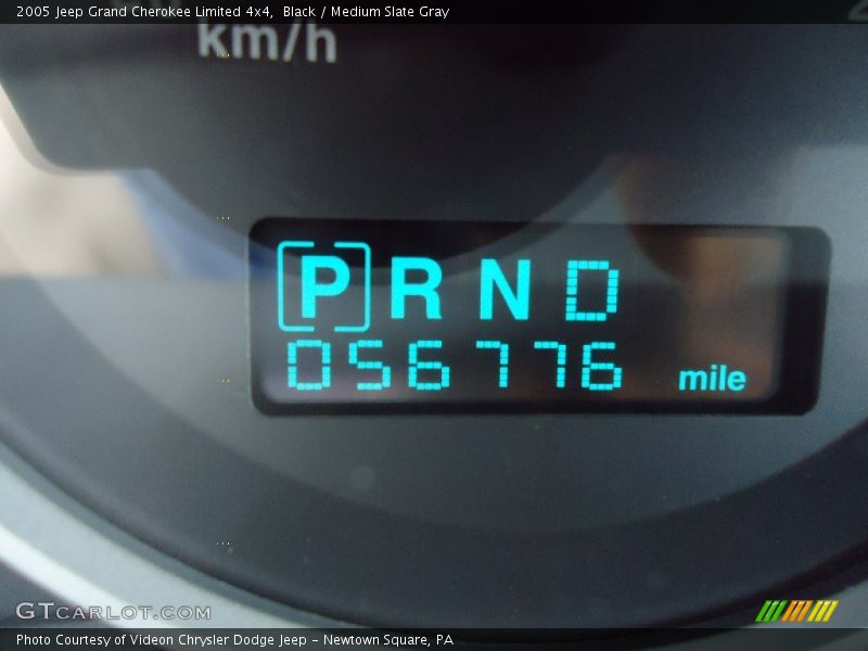 Black / Medium Slate Gray 2005 Jeep Grand Cherokee Limited 4x4