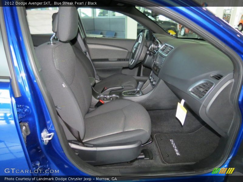 Blue Streak Pearl / Black 2012 Dodge Avenger SXT