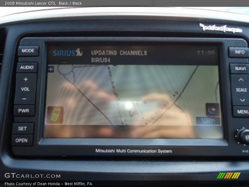 Black / Black 2008 Mitsubishi Lancer GTS