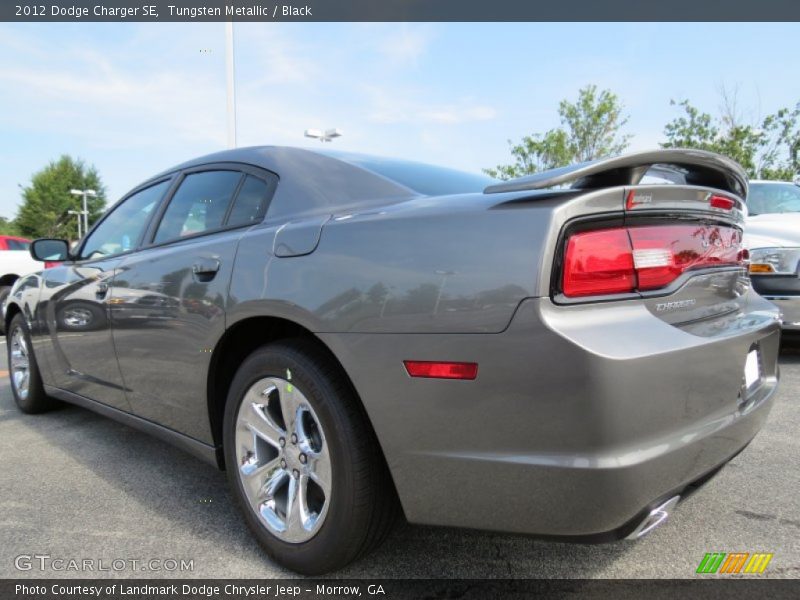 Tungsten Metallic / Black 2012 Dodge Charger SE