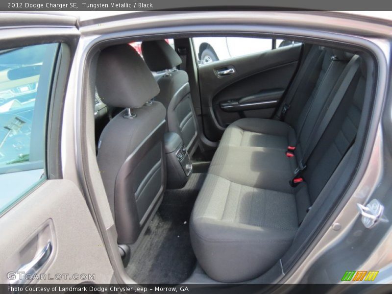 Tungsten Metallic / Black 2012 Dodge Charger SE